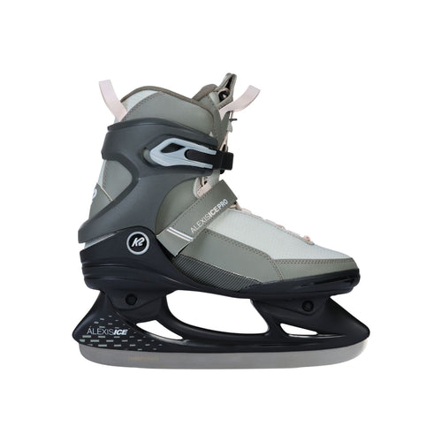 K2 ALEXIS Ice Damen-Schlittschuh, Grau-Salbeigrün, Modell 2026/2027