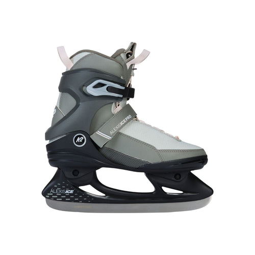 K2 ALEXIS Ice Pro Damen-Schlittschuh, Grau-Salbeigrün, Modell 2026/2027