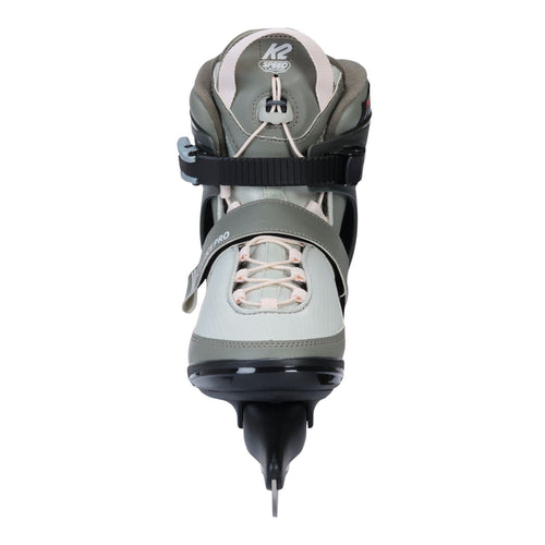 K2 ALEXIS Ice Damen-Schlittschuh, Grau-Salbeigrün, Modell 2026/2027