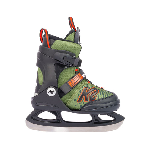 K2 Raider Ice Jungen Kinderschlittschuh green-orange