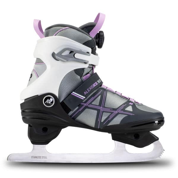 K2 ALEXIS Ice Boa Damen Schlittschuhe, White-Purple, Modell 2021/2022