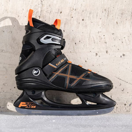 K2 F.I.T Ice Boa Herren-Schlittschuhe Black-Orange, Modell 2021/2022