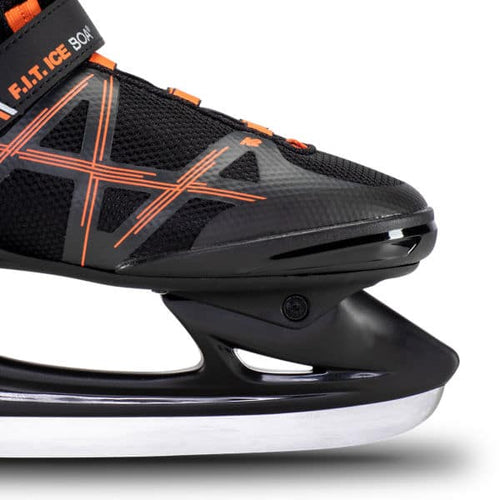 K2 F.I.T Ice Boa Herren-Schlittschuhe Black-Orange, Modell 2021/2022