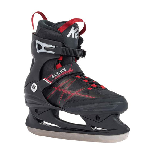 K2 F.I.T. Ice Herren-Schlittschuhe, black-red, Modell 2023/2024