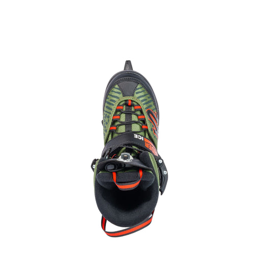 K2 Raider Ice Jungen Kinderschlittschuh green-orange