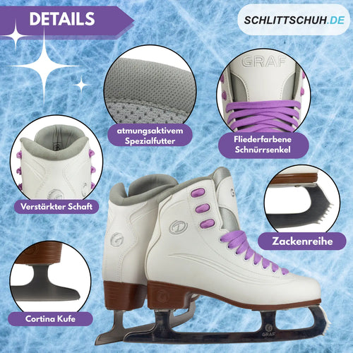 Graf Tango V2 Damen-Eiskunstlaufschuh limited edition Flieder