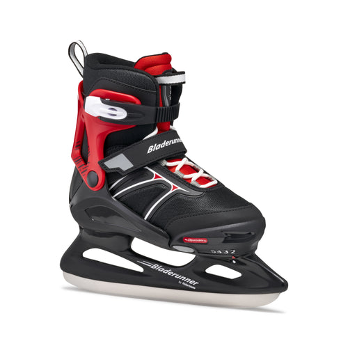Micro XT ICE Jungen Kinderschlittschuh Schwarz/Rot