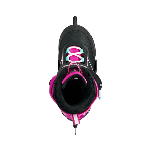 Micro XT ICE G Mädchen Kinderschlittschuh Schwarz/Fuchsie