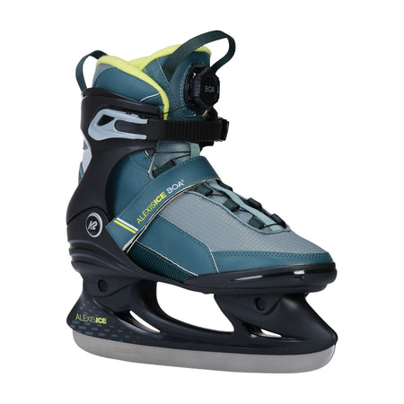 K2 ALEXIS Ice Boa Damen Schlittschuhe, Petrol Blue-Lime, Modell 2026/27