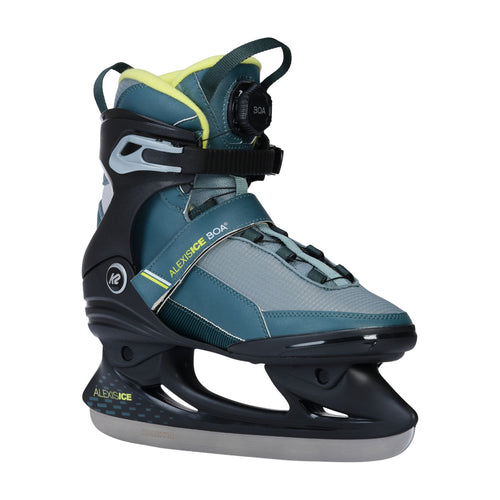 K2 ALEXIS Ice Boa Damen Schlittschuhe, Petrol Blue-Lime, Modell 2026/27