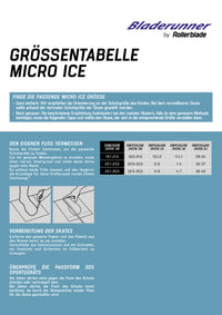 Micro ICE Jungen Kinderschlittschuh Schwarz/Limette