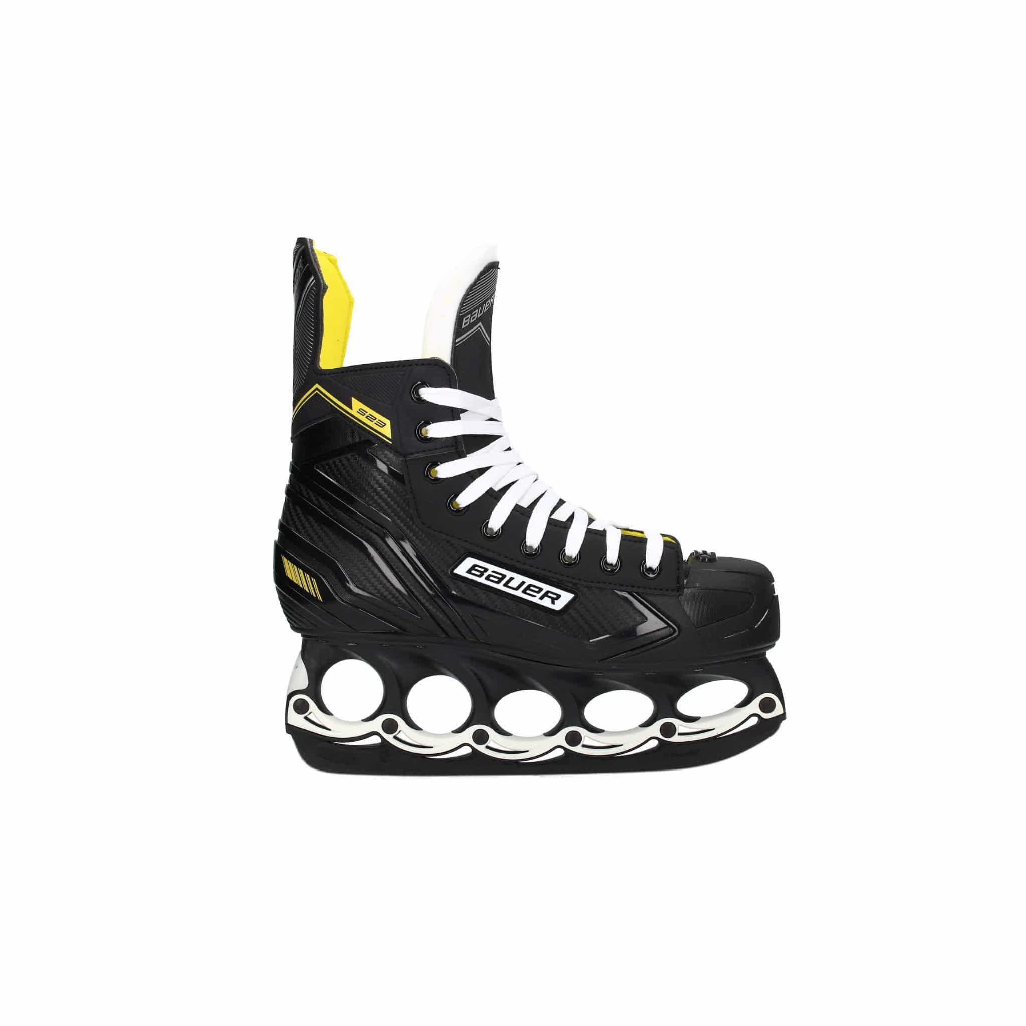 Bauer Eishockeyschlittschuhe S23 Black-White mit t-blade Kufensystem