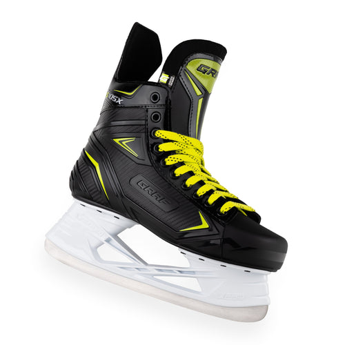 Graf Ultra G105X Eishockey Schlittschuhe Schwarz/Gelb