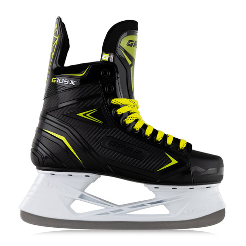 Graf Ultra G105X Eishockey Schlittschuhe Schwarz/Gelb