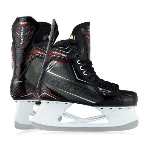 Graf Ultra G985 Eishockey Schlittschuhe Venom Pro Schwarz/Rot