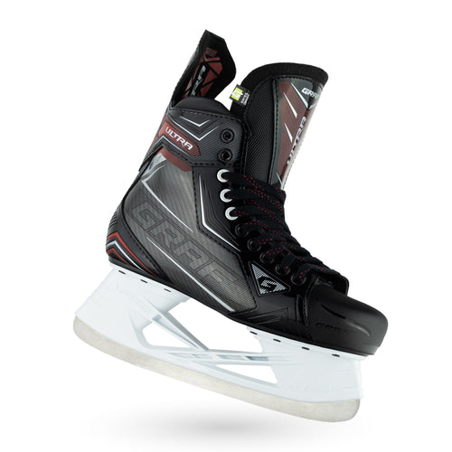 Graf Ultra G985 Eishockey Schlittschuhe Venom Pro Schwarz/Rot