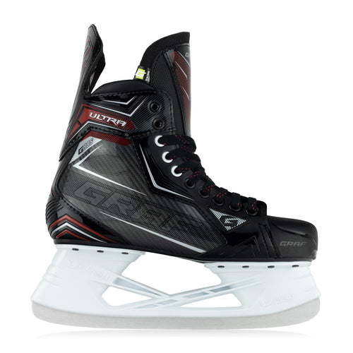 Graf Ultra G985 Eishockey Schlittschuhe Venom Pro Schwarz/Rot