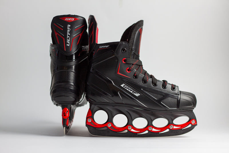 Graf  875t-blade Schlittschuh Freestyle rot limited edition