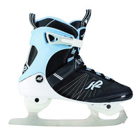 K2 ALEXIS Ice FB Damen-Schlittschuh, Schwarz-Hellblau-Weiss