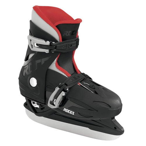 Roces Kinder Schlittschuhe MCK II H, Schwarz, größenverstellbar