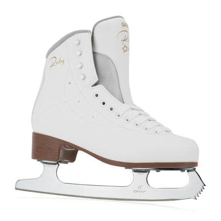 Graf Ruby Star Skates Damen-Eiskunstlaufschuh Weiß