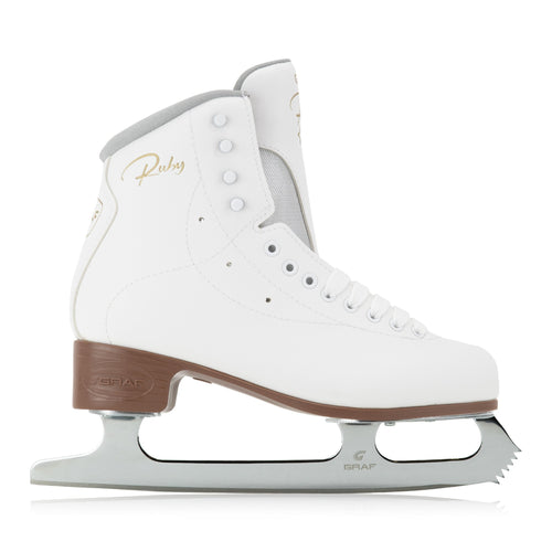 Graf Ruby Star Skates Damen-Eiskunstlaufschuh Weiß