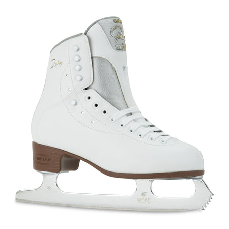 Graf Ruby Victory Skates Damen-Eiskunstlaufschuh Weiß