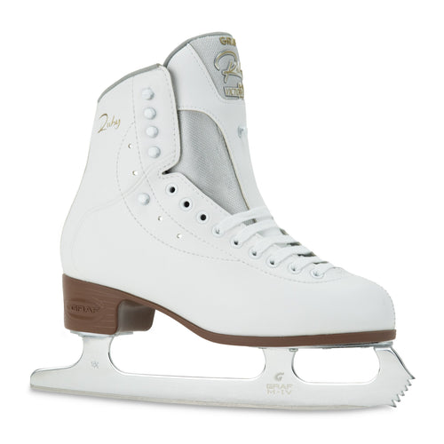 Graf Ruby Victory Skates Damen-Eiskunstlaufschuh Weiß