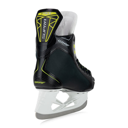 Graf Supra G115X Eishockey Schlittschuhe Venom Pro Schwarz/Gelb | Komfort & Stabilität