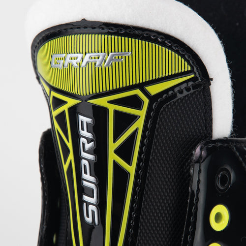 Graf Supra G115X Eishockey Schlittschuhe Venom Pro Schwarz/Gelb | Komfort & Stabilität
