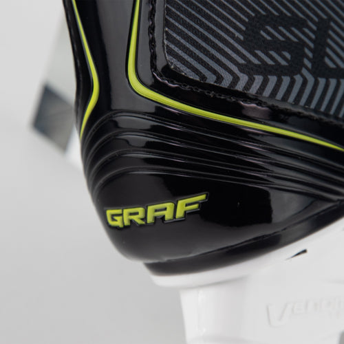 Graf Supra G115X Eishockey Schlittschuhe Venom Pro Schwarz/Gelb | Komfort & Stabilität
