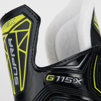 Graf Supra G115X Eishockey Schlittschuhe Venom Pro Schwarz/Gelb | Komfort & Stabilität