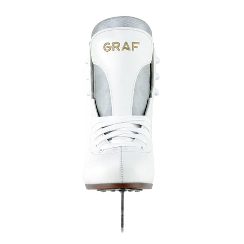 Graf Tango V3 Damen-Eiskunstlaufschuh Weiß Stainless Kufen