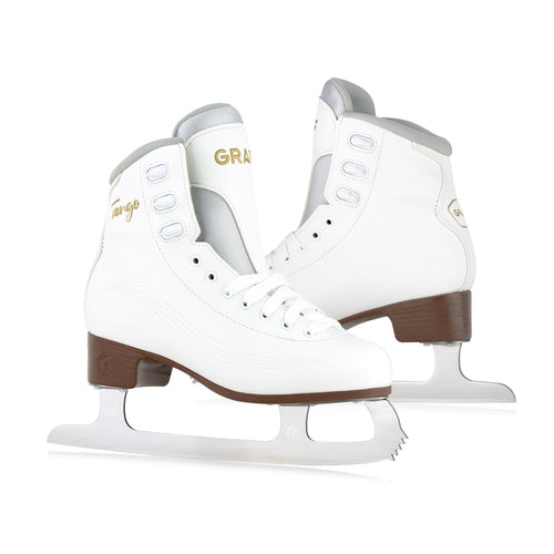 Graf Tango V3 Damen-Eiskunstlaufschuh Weiß Stainless Kufen