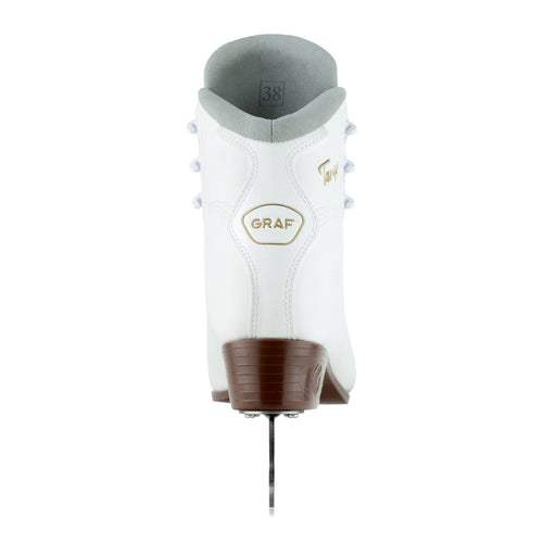 Graf Tango V3 Damen-Eiskunstlaufschuh Weiß Stainless Kufen