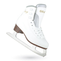 Graf Tango V3 Damen-Eiskunstlaufschuh Weiß Stainless Kufen