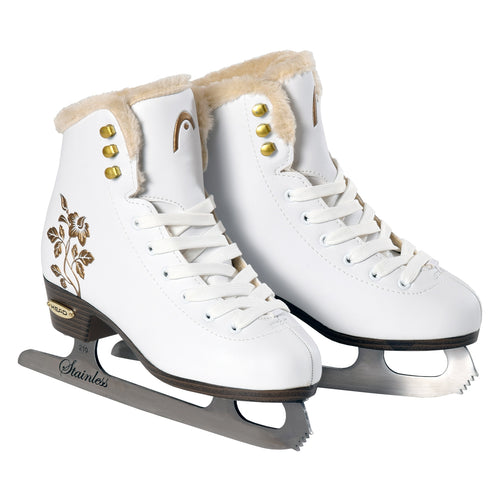 HEAD  Opal-Eiskunstlauf-Schlittschuhe mit Knöchelpolster, Edelstahlkufe.