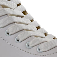 HEAD Amber Damen-Eiskunstlauf-Schlittschuhe mit Knöchelpolster, Edelstahlkufe, Schneeflocken-Design